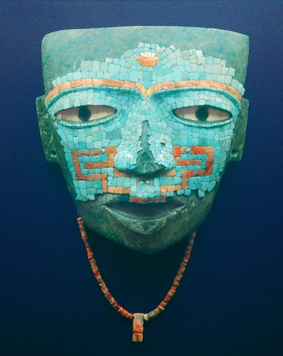 Dodenmasker uit Teotihuacan door Pre Columbian